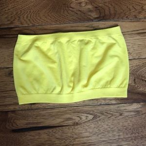 Bright yellow bandeau